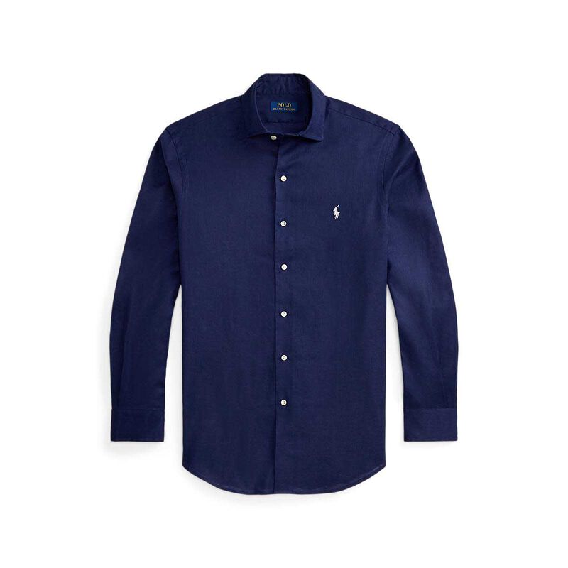 Polo Ralph Lauren Custom Fit Linen-Blend Shirt image number 1